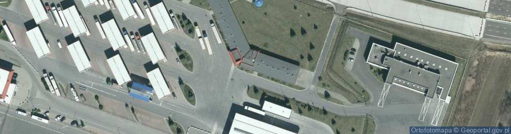 Zdjęcie satelitarne Agencja celna Korczowa PKS International Cargo S.A.