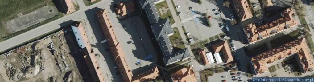 Zdjęcie satelitarne Powiatowe Centrum Pomocy Rodzinie w Ostródzie