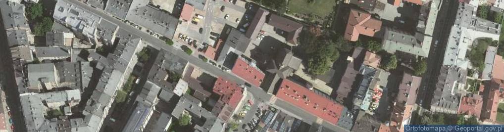 Zdjęcie satelitarne Wyższa Szkoła Ekonomii i Informatyki w Krakowie