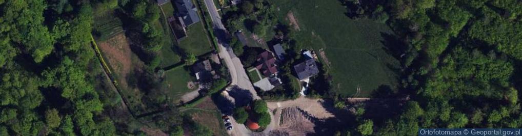 Zdjęcie satelitarne Agroturystyka pod Cisem Tanie noclegi Pokoje do wynajęcia Dolin