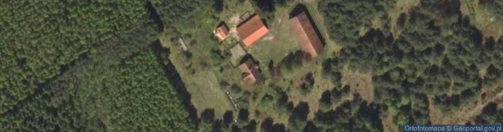 Zdjęcie satelitarne Agroturystyka Poziomka