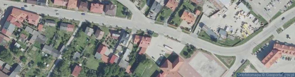 Zdjęcie satelitarne Agroturystyka U Agaty
