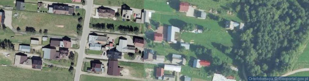 Zdjęcie satelitarne Agroturystyka u Romka