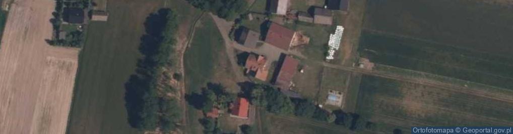 Zdjęcie satelitarne Agroturystyka U Źródeł Prosny