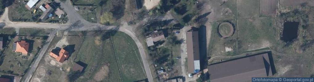Zdjęcie satelitarne Bronków. Stadnina. Gospodarstwo agroturystyczne. Przewłocka K.