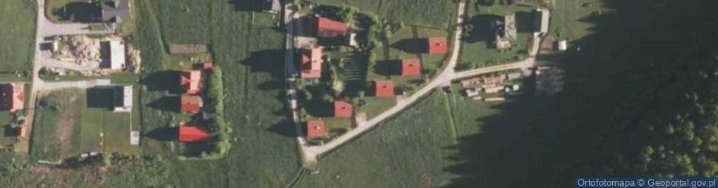 Zdjęcie satelitarne Chatka Pod Laskiem w Soblówce - Chatka nr 2