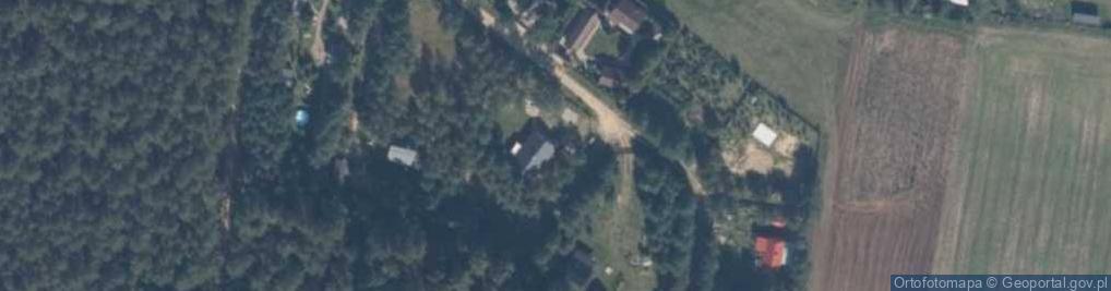 Zdjęcie satelitarne Domki na Kaszubach - Sosnowy Zakątek