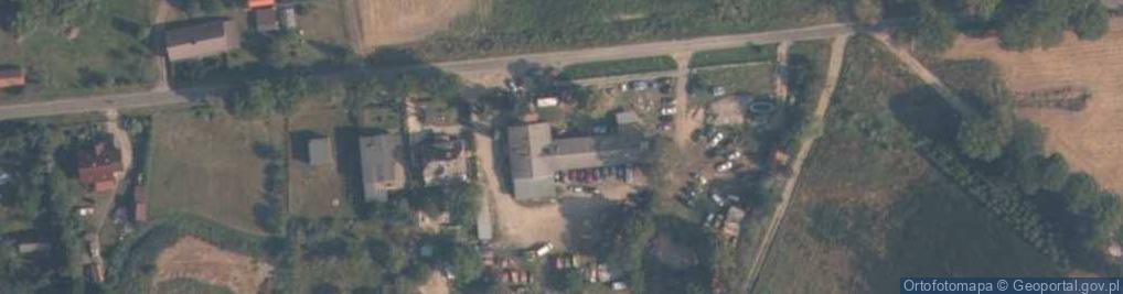 Zdjęcie satelitarne Drawa24 Agroturystyka Spływy Kajakowe Catering Noclegi Pole nam