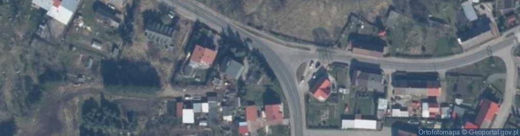 Zdjęcie satelitarne Gospodarstwo Agroturystyczne Pod Kogutem