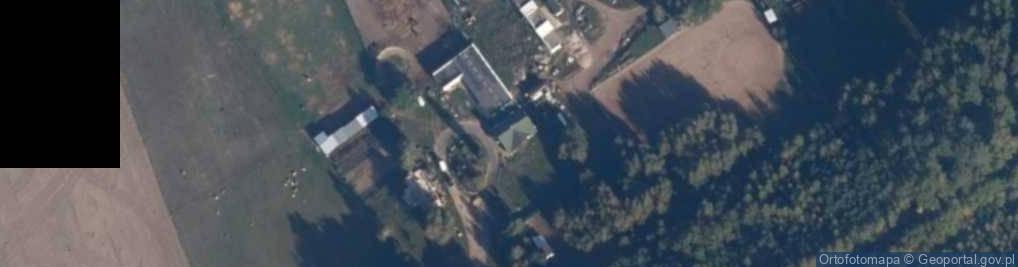 Zdjęcie satelitarne Gospodarstwo Agroturystyczne Stajnia Anielin Noclegi Konie Jazd