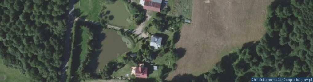 Zdjęcie satelitarne Gospodarstwo agroturystyczne Zacisze