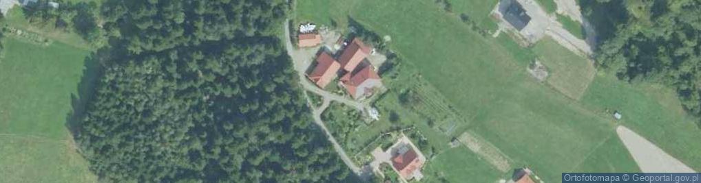 Zdjęcie satelitarne Gospodarstwo Agroturystyczne Zalasek