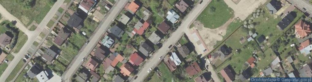 Zdjęcie satelitarne Kwatery pracownicze Ostrołęka