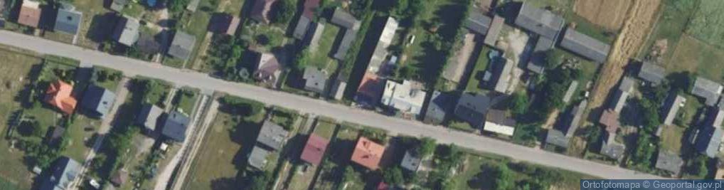 Zdjęcie satelitarne Kwatery Tresta Agroturystyka pokoje do wynajęcia noclegi pracow