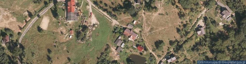 Zdjęcie satelitarne Nad stawem