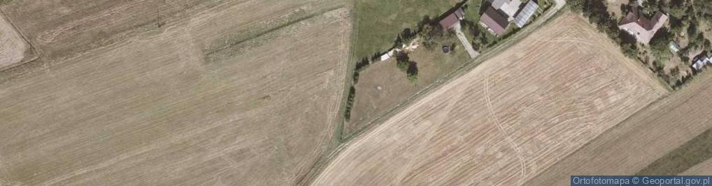 Zdjęcie satelitarne Pod Kasztanem. Agroturystyka