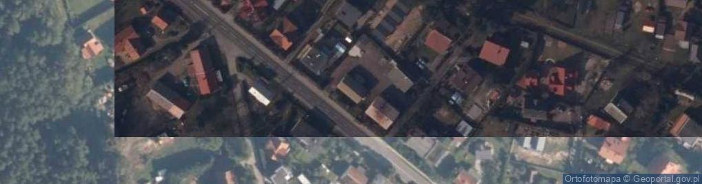 Zdjęcie satelitarne Pokoje Gościnne U Emilii