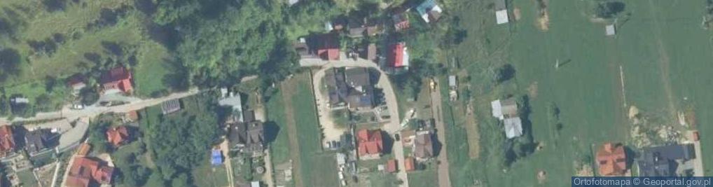 Zdjęcie satelitarne Pokoje u Bartka - noclegi Szczawnica , Kwatery, Nocleg