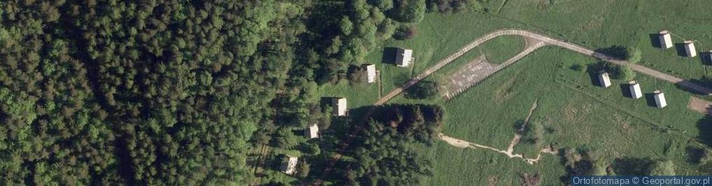 Zdjęcie satelitarne Rudawka - domki typu Tarnawka