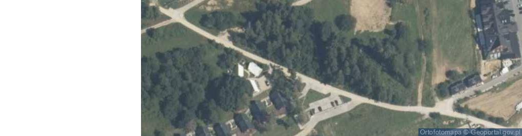 Zdjęcie satelitarne Trzy Owce domek w górach Noclegi Kwatery