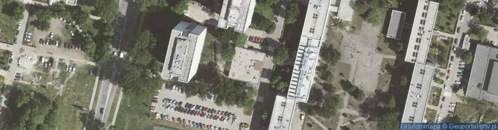 Zdjęcie satelitarne Administracja Miasteczka Studenckiego AGH