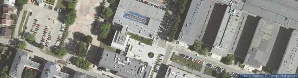 Zdjęcie satelitarne Wydział Inżynierii Materiałowej i Ceramiki