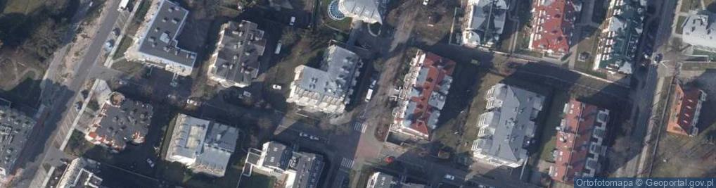 Zdjęcie satelitarne Dom Pracy Twórczej Świnoujście