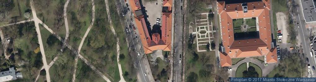 Zdjęcie satelitarne Akademia Sztuk Pięknych Wydział Wzornicta
