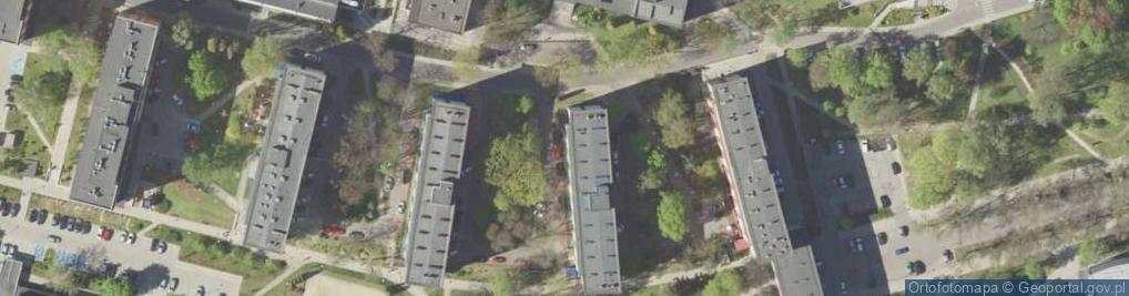 Zdjęcie satelitarne Cebion - Dom Studenta Uniwersytetu Przyrodniczego