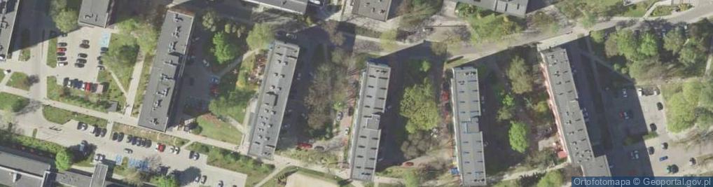 Zdjęcie satelitarne Dodek - Dom Studenta Uniwersytetu Przyrodniczego