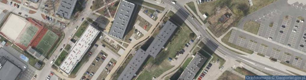 Zdjęcie satelitarne Dom Studencki KARLIK Politechniki Śląskiej