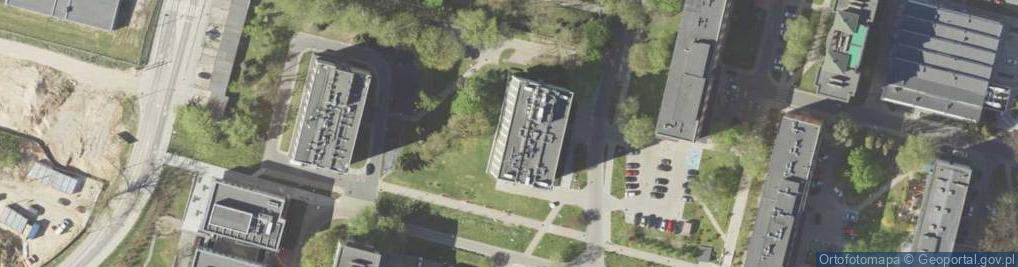 Zdjęcie satelitarne Helios - Dom Studenta UMCS
