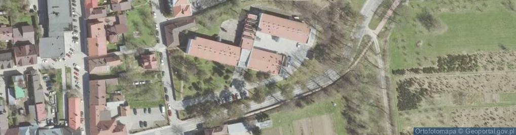 Zdjęcie satelitarne Internat Międzyszkolny