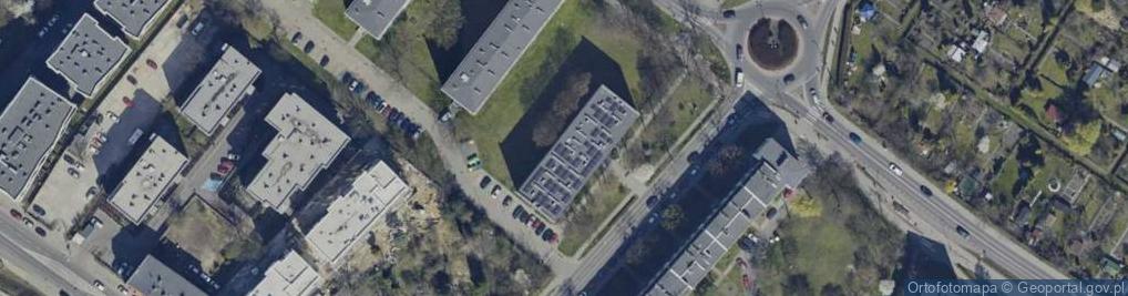 Zdjęcie satelitarne Politechnika Śląska - Dom Studencki Barbara