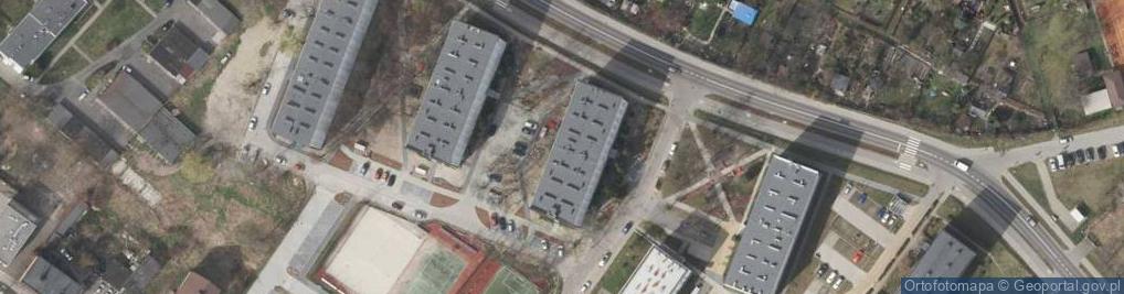 Zdjęcie satelitarne Politechnika Śląska - Dom Studencki Elektron