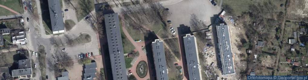 Zdjęcie satelitarne VII Dom Studenta UŁ