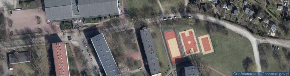 Zdjęcie satelitarne VIII Dom Studenta UŁ