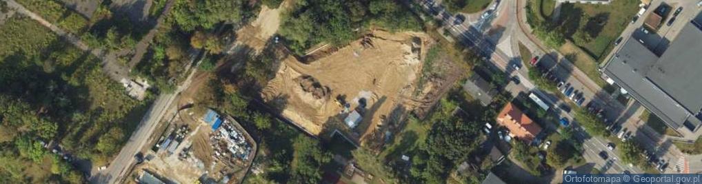 Zdjęcie satelitarne Aldi - Supermarket