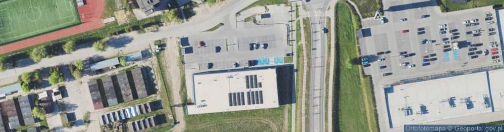 Zdjęcie satelitarne Aldi - Supermarket