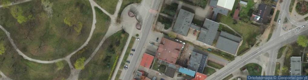 Zdjęcie satelitarne Allegro One Box, zielony automat