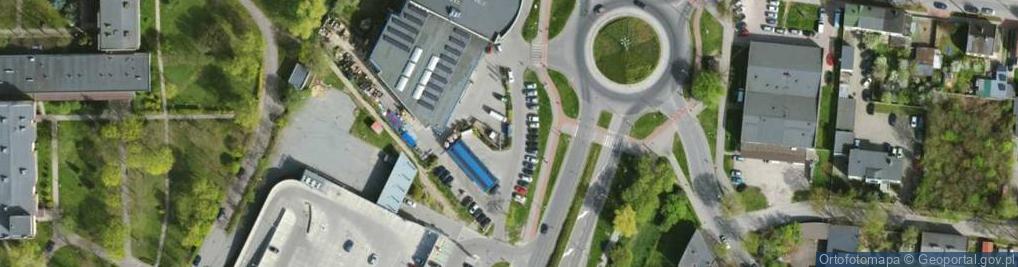 Zdjęcie satelitarne Allegro One Box, zielony automat