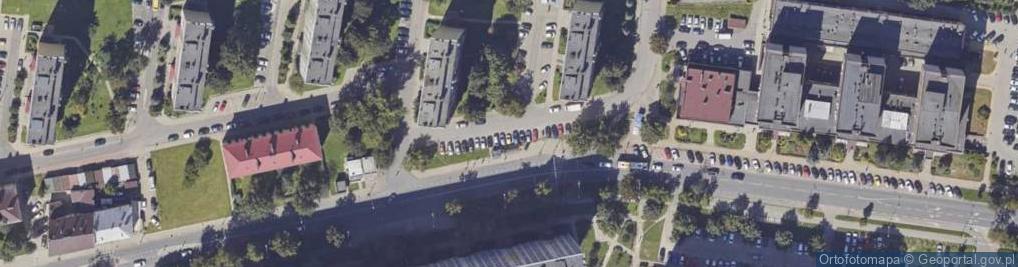 Zdjęcie satelitarne Allegro One Box, zielony automat