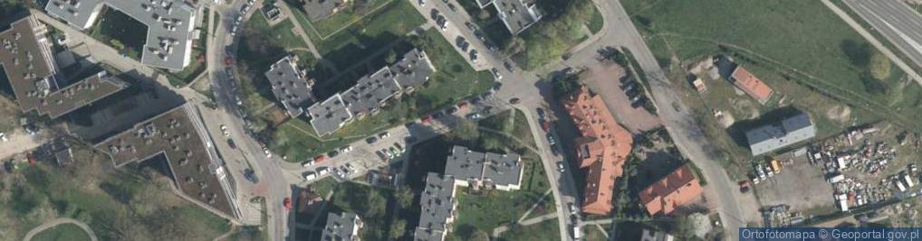 Zdjęcie satelitarne Allegro One Box, zielony automat