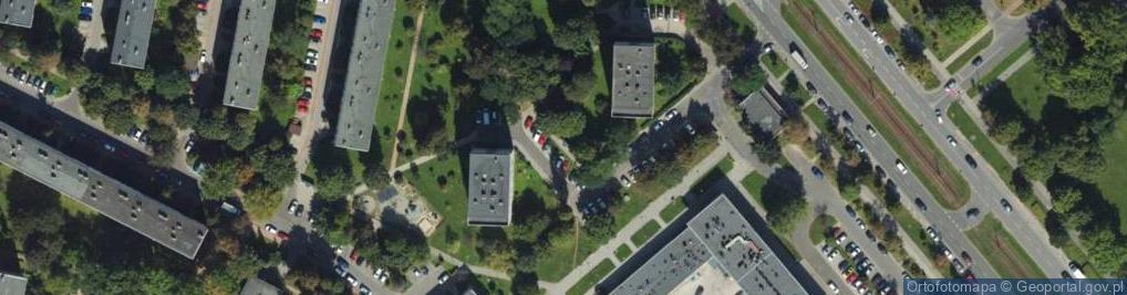 Zdjęcie satelitarne Allegro One Box, zielony automat