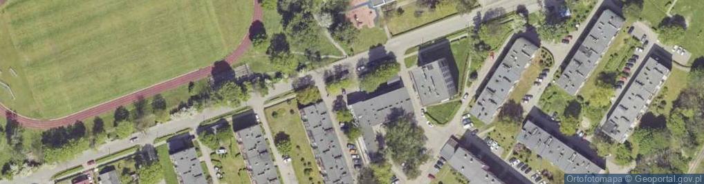 Zdjęcie satelitarne Allegro One Box, zielony automat