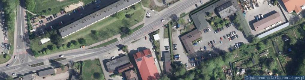 Zdjęcie satelitarne Allegro One Box, zielony automat