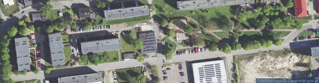 Zdjęcie satelitarne Allegro One Box, zielony automat
