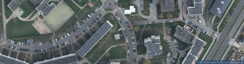 Zdjęcie satelitarne Allegro One Box, zielony automat