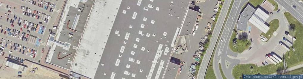 Zdjęcie satelitarne Allegro One Punkt, Auchan