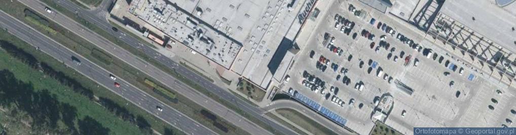 Zdjęcie satelitarne Allegro One Punkt, Auchan
